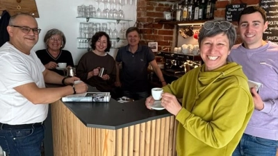 Teilnehmer / Auszubildende des Baristakurses (Bild: Andreas Bösl / Alfred Neumann)