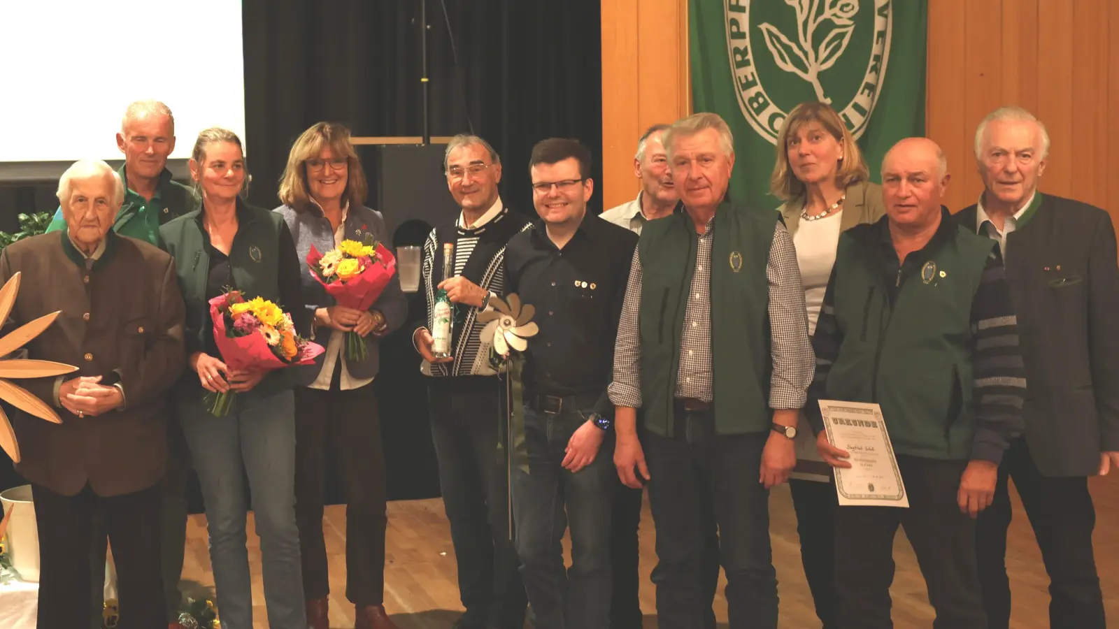 Die Jubilare. (Bild: Fred Lehner)