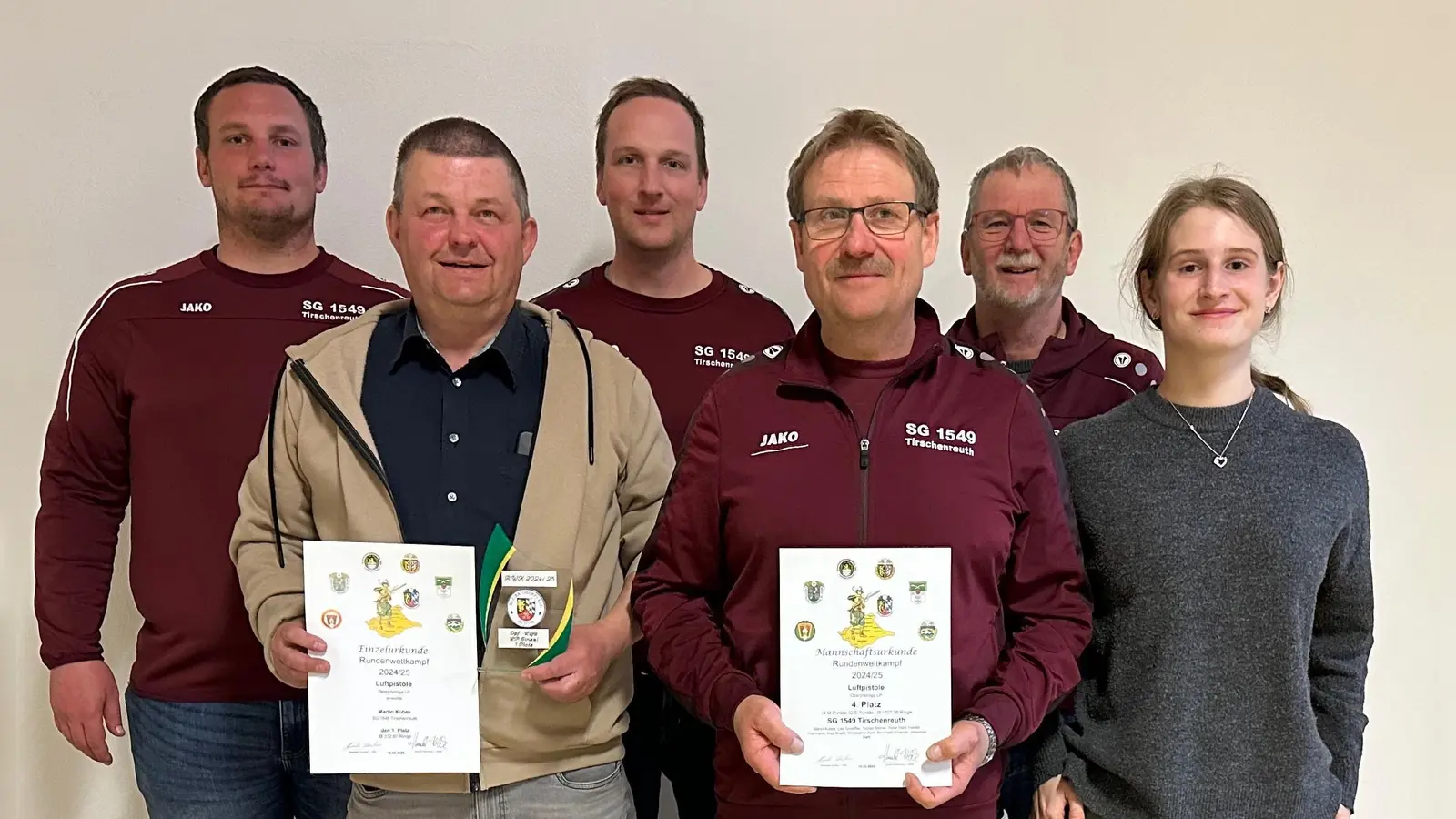 v.l.n.r. April Christopher, Kubes Martin, Härtl Peter, Thiermann Harald, Bartl Johannes, Schäffler Lisa  (Bild: Rafael Scharnagl)