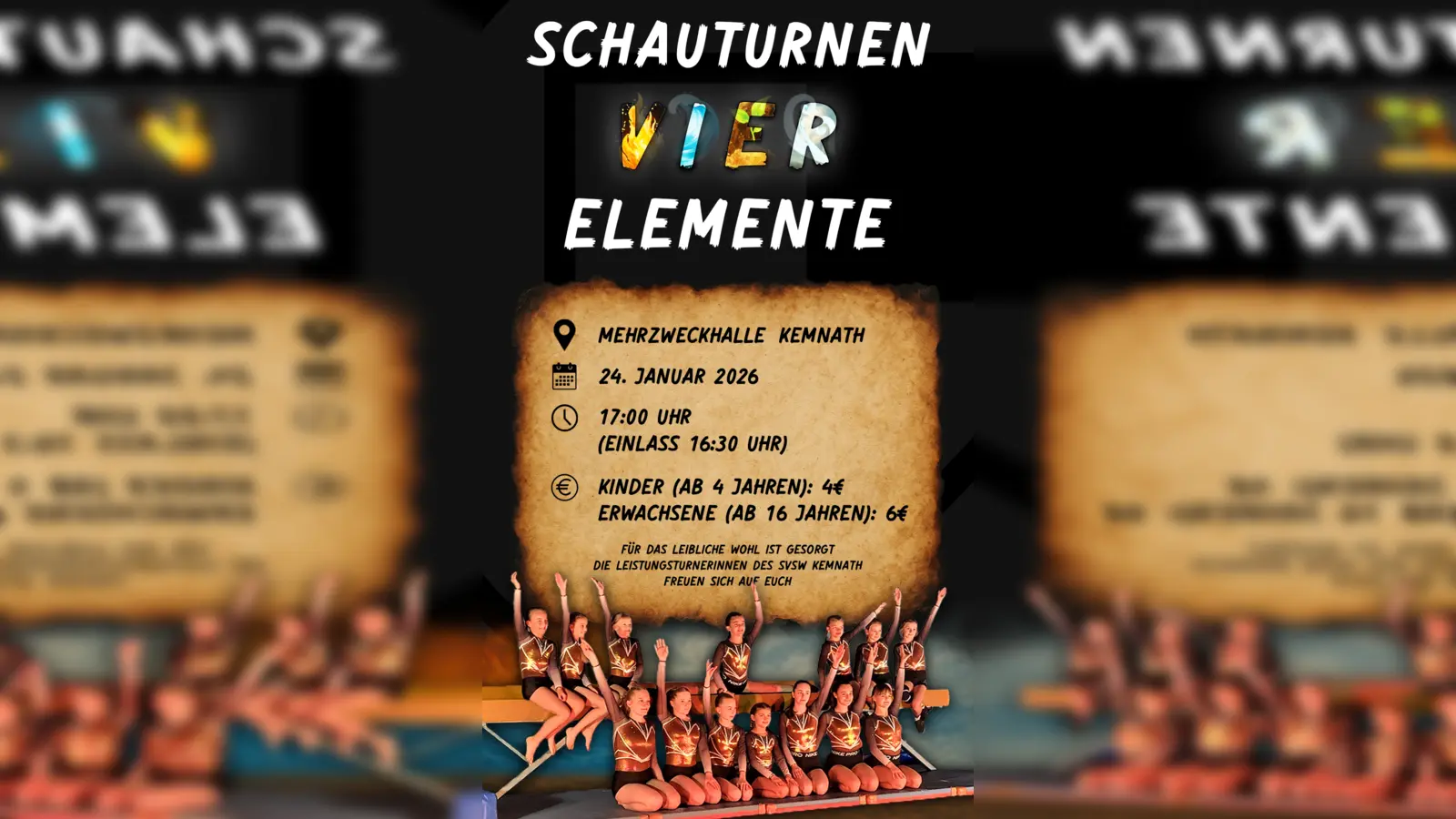 Die Kemnather Turnerinnen laden Interessierte recht herzlich zu ihrem Schauturnen ein. (Bild: SVSW Kemnath)