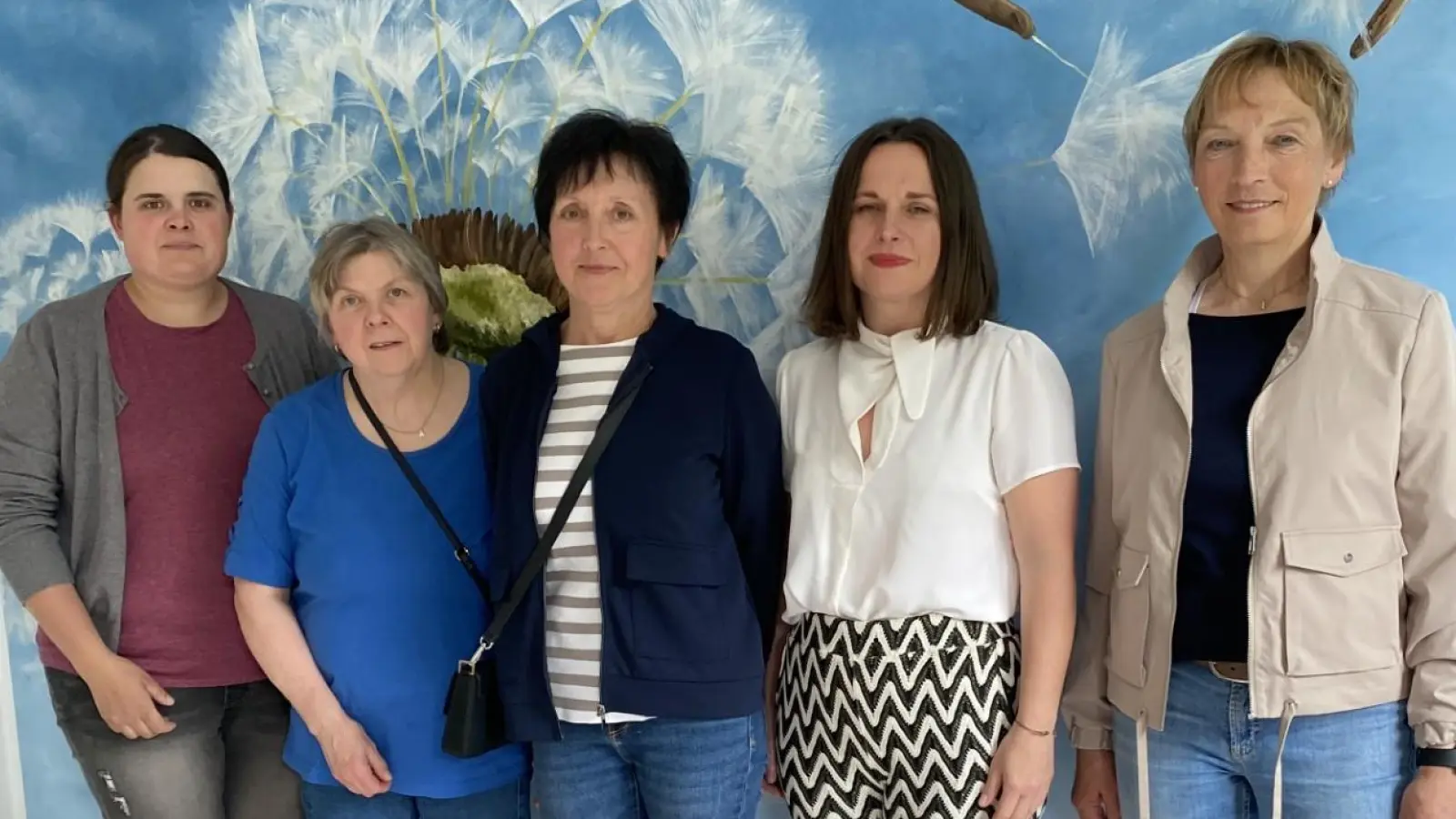 Die Landfrauen Naabdemenreuth mit Frau Lakomski 2.von links  (Bild: Stephanie Bauer)