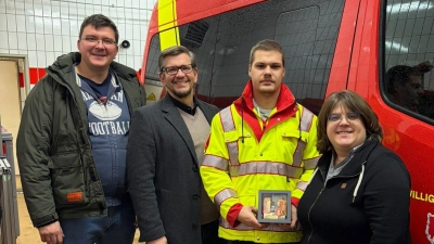 Foto (v.l.): Pawel Wesolowski, Jan Wiltsch, Justin Goß, Eva Bößl. (Bild: Torsten Goß)