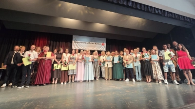 Abschlussfeier der BRK Berufsfachschulen für Pflege und Altenpflegehilfe am 31.07.2026 (Bild: Liliia Radziievska)