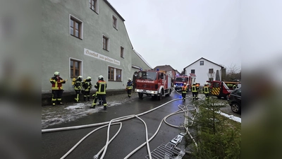 Feuerwehrübung in Burgtreswitz. (Bild: Christiane Schieder)