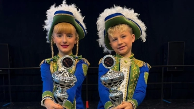 Tanzpaar Victoria Brunner und Lennox Schulze vom TuS 1892 Mitterteich (Bild: Sandra Panitzek)