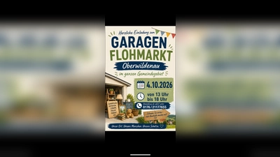 Das Foto zeigt einen Flohmarkt in Oberwildenau. (Bild: QUELLE UNBEKANNT!)