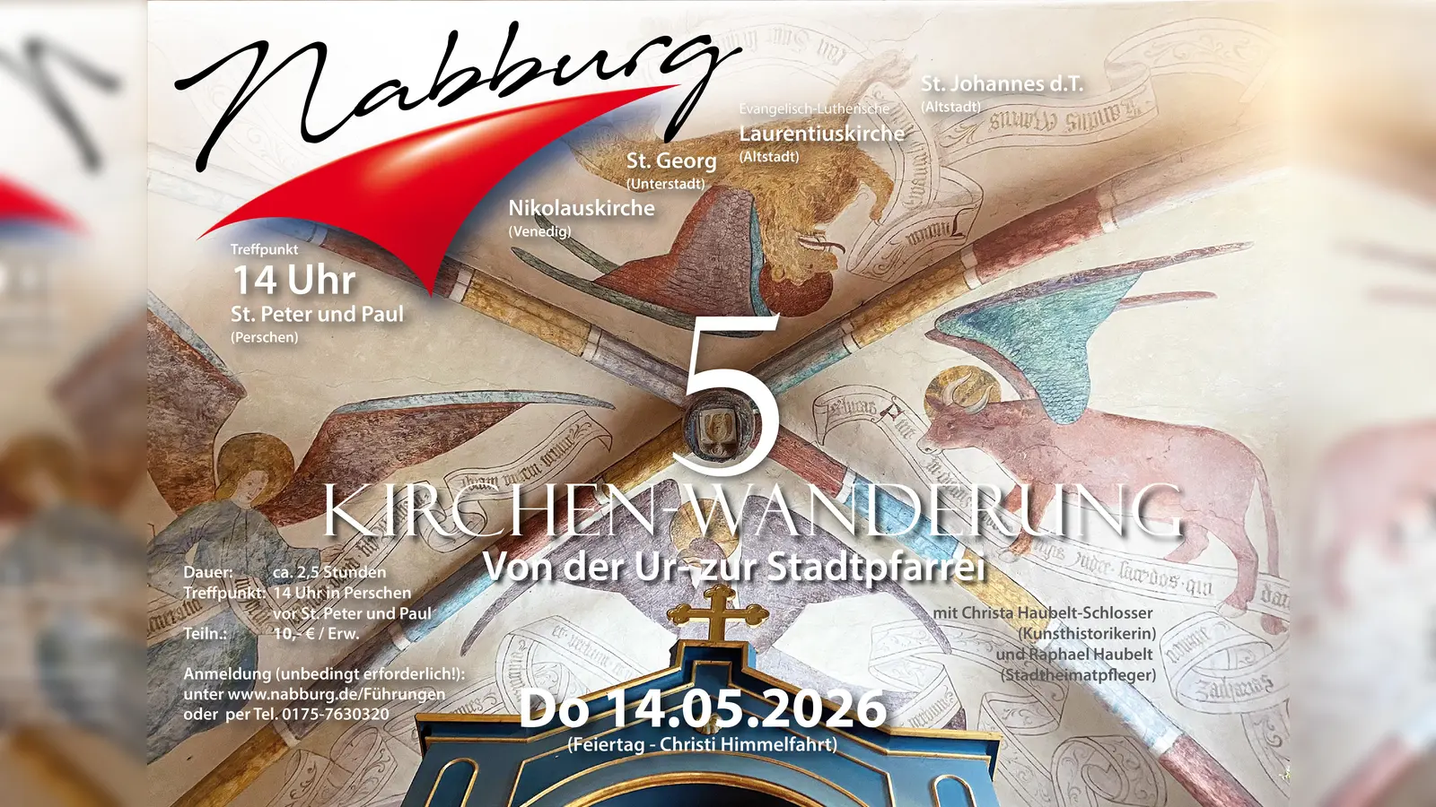 An der Kirche St. Peter und Paul in Perschen beginnt die 5-Kirchen-Wanderung (Bild: Raphael Haubelt (aub))
