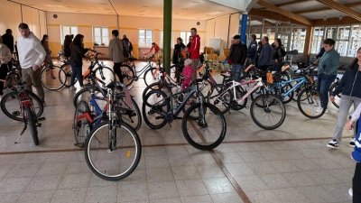 Der Fahrradbasar in Pfreimd war auch heuer wieder ein großer Erfolg.  (Bild: Marina Haubner)