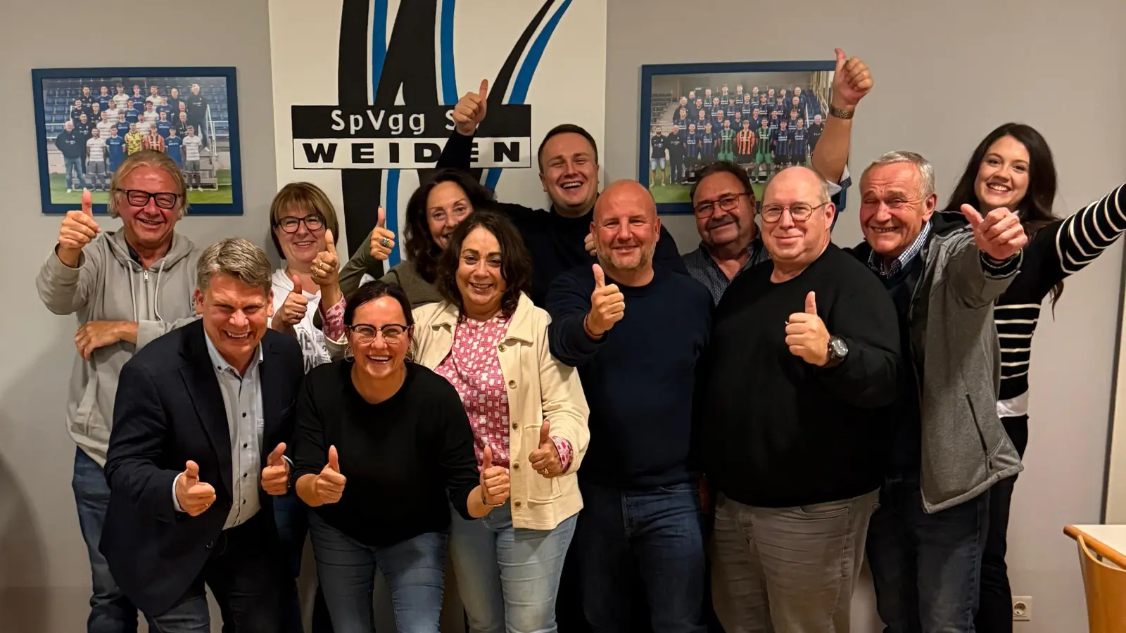 Der erfolgreiche Jugendförderverein der SpVgg SV Weiden. (Bild: Dagmar Nachtigall)