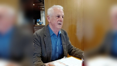 Vorsitzender Georg Ebnet beim Vortrag seines Tätigkeitsberichts. (Bild: Rudi Lehner)