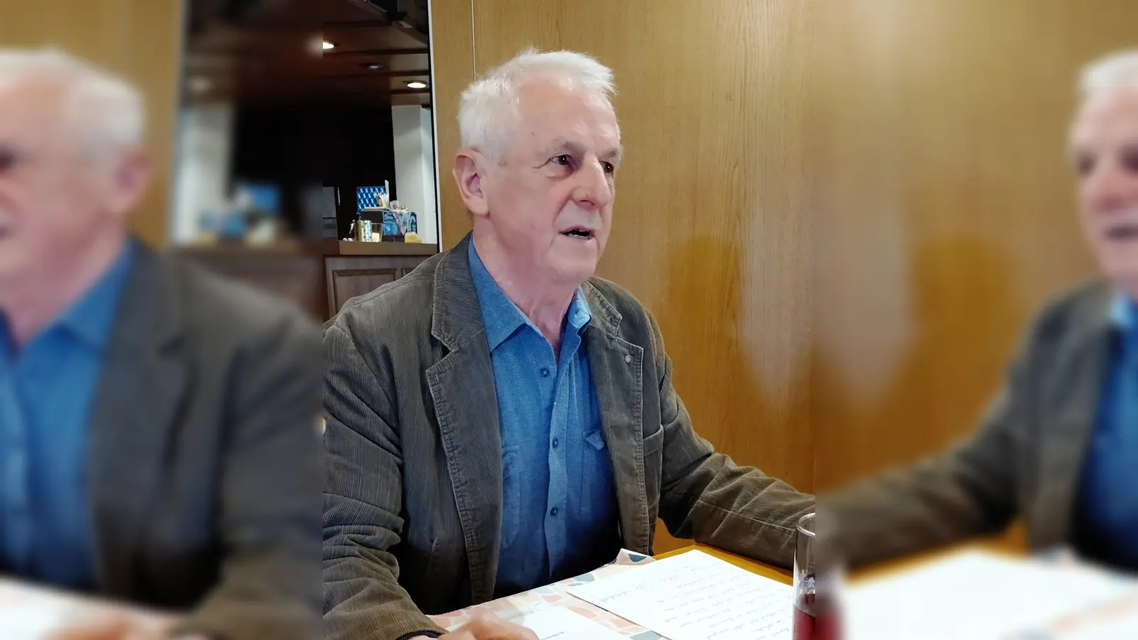 Vorsitzender Georg Ebnet beim Vortrag seines Tätigkeitsberichts. (Bild: Rudi Lehner)