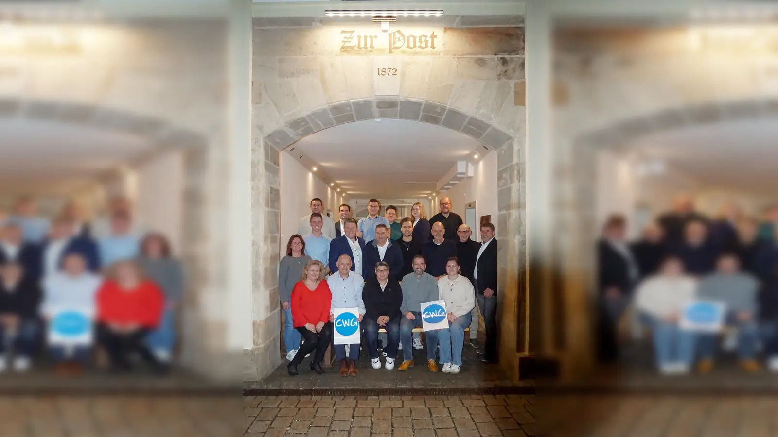 Die Kandidatinnen und Kandidaten der CWG Kirchenthumbach (Bild: Ewald Plößner )