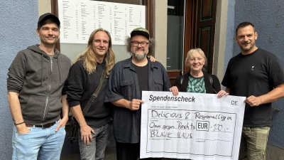 von links: Christian Stöcklmeier, Michael Dandorfer, Winni Rudrof, Ute Ludstedt, Christian Klostermann. (Bild: Winni Rudrof)
