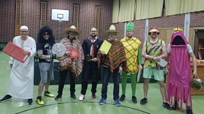 Faschingsgaudi bei der TSV Tischtennisabteilung. (Bild: Patrick Lochner)