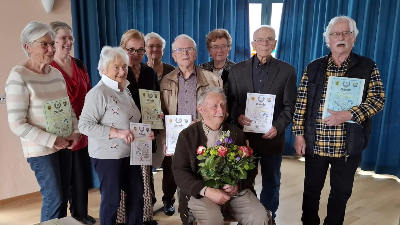 Die Geehrten der Landsmannschaft Schlesien (Bild: Rosemarie Kamphus)