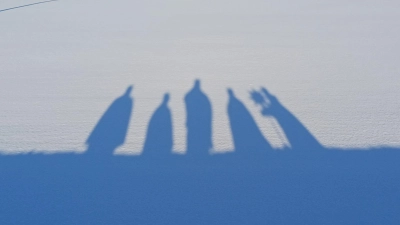 Bei bestem Winterwetter waren die Sternsinger der Pfarrei Ursulapoppenricht bei Mimbach unterwegs. (Bild: Christoph Lösch)