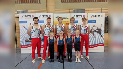 Die Männer WK1 (Jg. 2008 und älter) erreichten den zweiten Platz beim Bayernpokal Gauentscheid und sind somit zum Regionalfinale qualifiziert. (Bild: Julia Ritter)