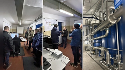 Mitglieder von SURO2030 informieren sich über die Trinkwassergewinnung in Sulzbach-Rosenberg (Bild: Martin Kunert)