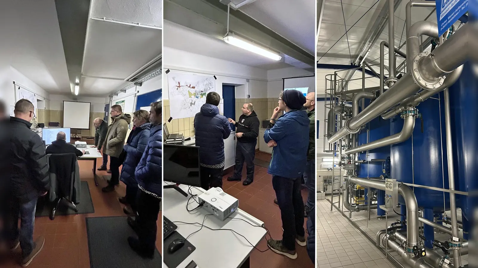 Mitglieder von SURO2030 informieren sich über die Trinkwassergewinnung in Sulzbach-Rosenberg (Bild: Martin Kunert)