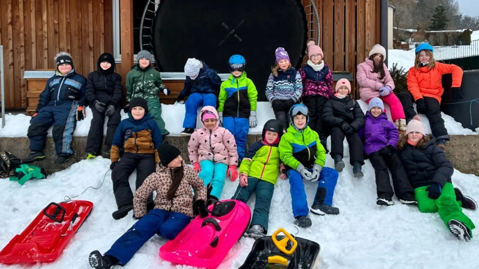 Über 100 Kinder nutzten den Wintertag. (Bild: Birgit Schraml )