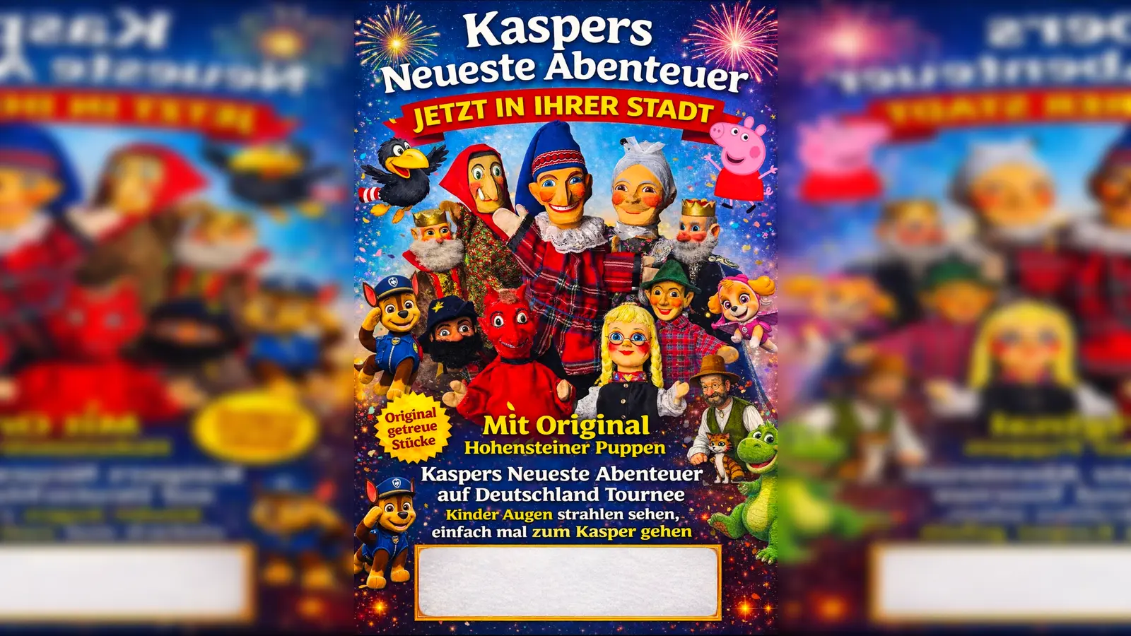 „Kaspers neueste Abenteuer“ im evangelischen Gemeindehaus in Illschwang. (Bild: exb)