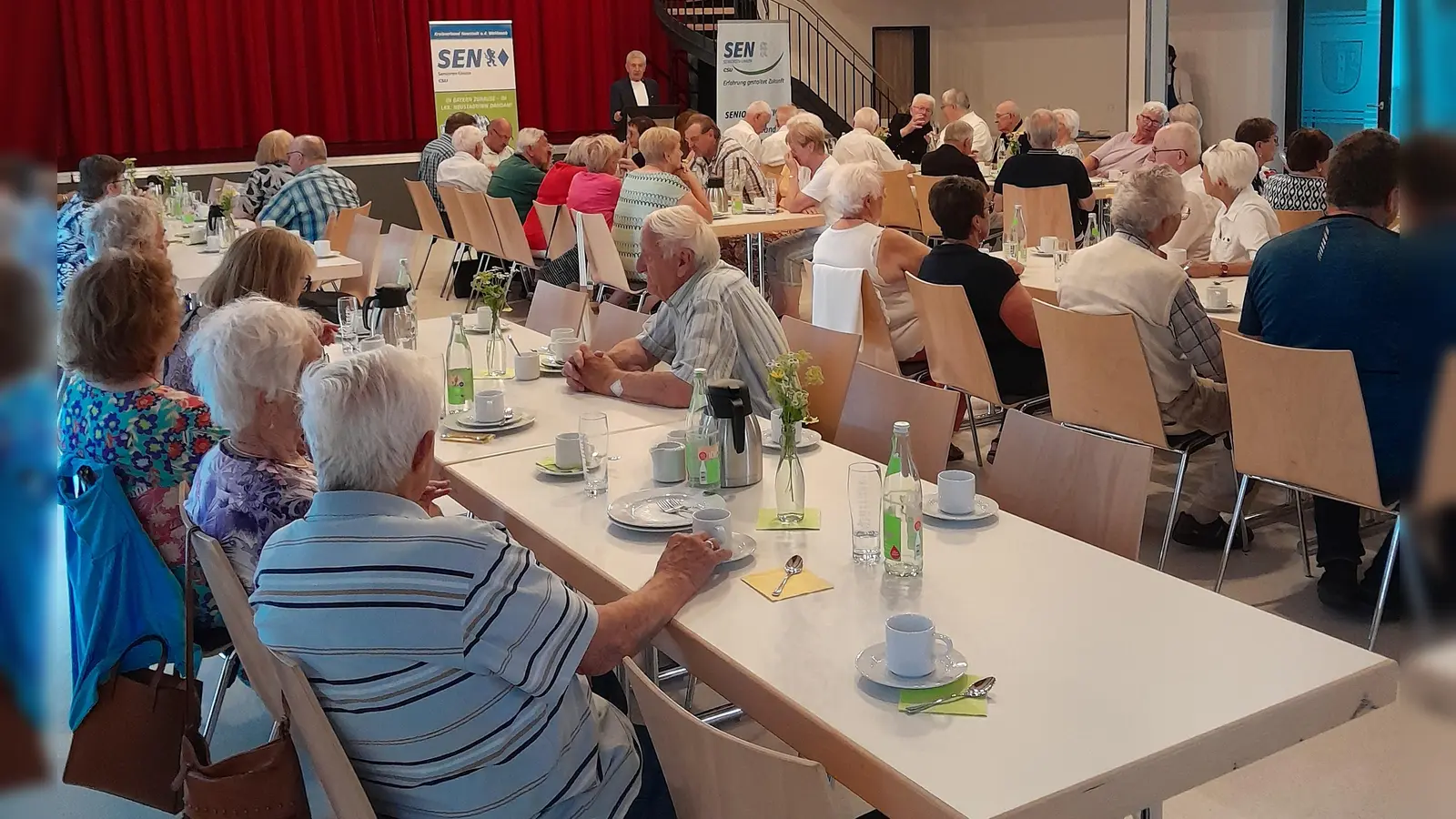 Das Klosterdorf vereinte die CSU-Seniorenunion des Kreisverbands Neustadt/WN zum Sommerfest. (Bild: Dr.Johannes Ernst)