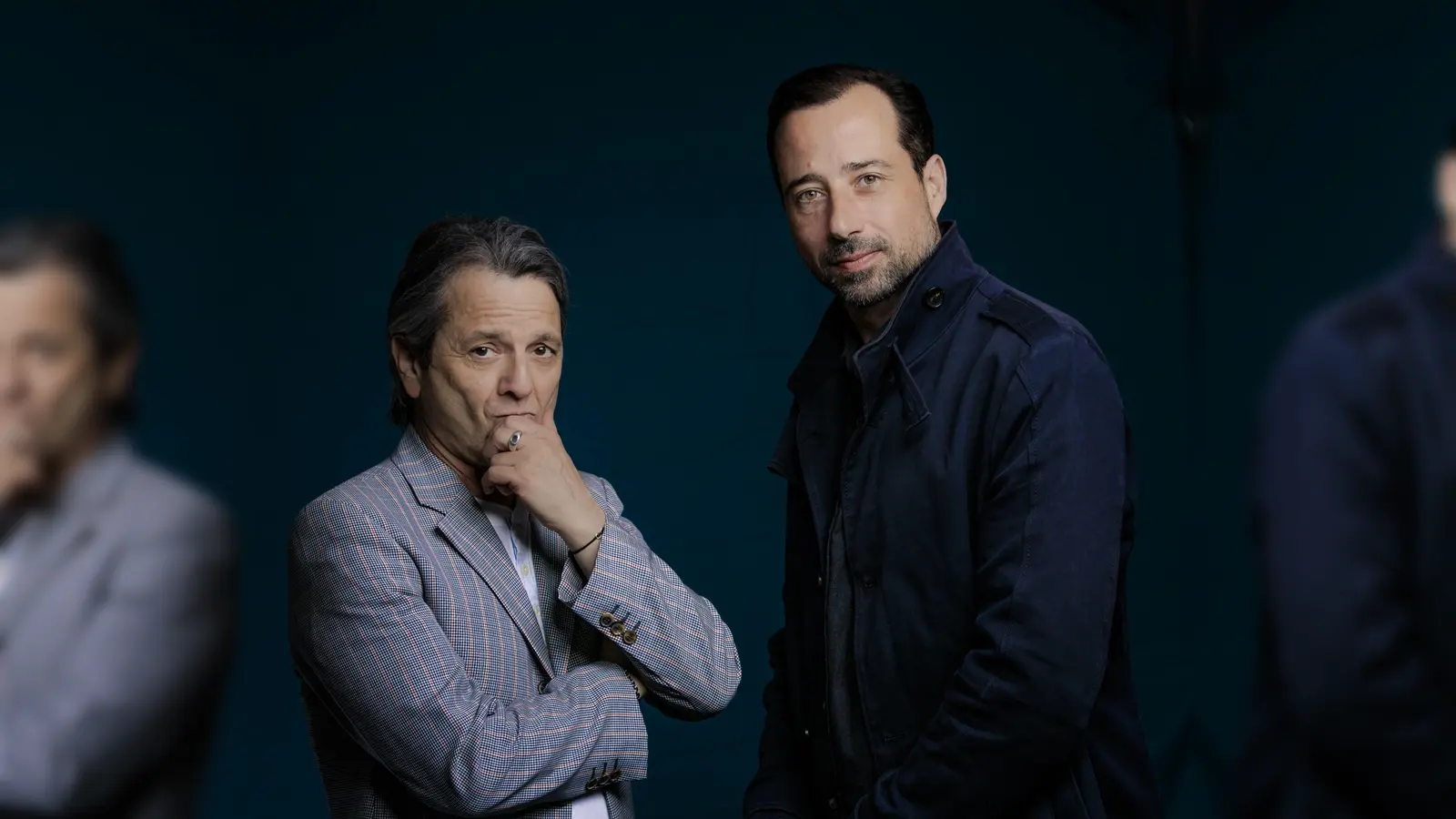 Wolfgang Hartmann und Silvester von Hößlin kommen zur literarischen Matinee nach Amberg. (Bild: Christian Hartmann)