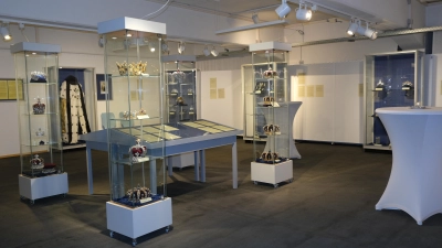Kronjuwelen-Ausstellung im Museum in Mitterteich. (Bild: Marion Papsch)
