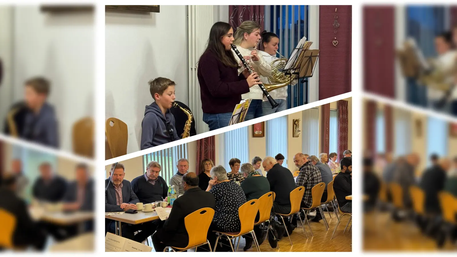 Jeder Platz besetzt und eine schöne, vorweihnachtliche Stimmung durch die vier Musizierenden. (Bild: Ilona Maiwald )