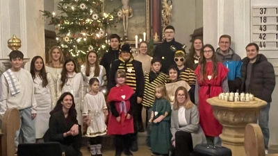 Ein Gruppenbild vom Heiligabend. (Bild: Daniela Klier)