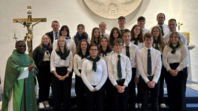 Gottesdienst mit Neuaufnahmen der Landjugenden in Altfalter. (Bild: Valentina Schart)