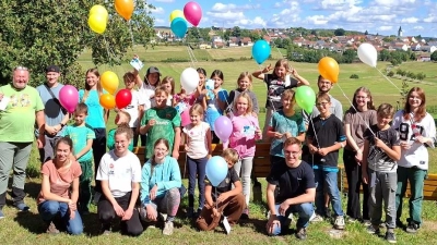 Ein überaus gelungenes Wochenende erlebten die Teilnehmer des Blasmusik-Zeltlagers am Mausberg. (Bild: Simon Lösch)