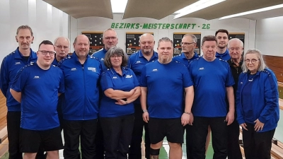 Die Teilnehmer des Behinderten- und Versehrtenverein Weiden an der Bezirksmeisterschaft (Bild: Gerlinde Schell)