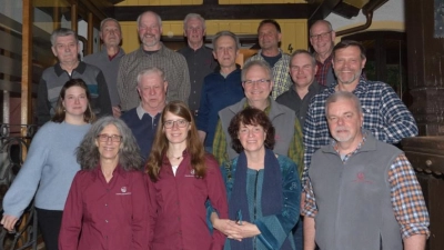 Die neu gewählte Vorstandschaft der Gesellschaft Steinwaldia.<br> (Bild: Katrin Meyer)