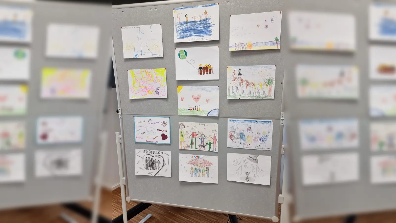 Hier die Einsendungen der Pflegekinder. (Bild: Melissa Sitorius)