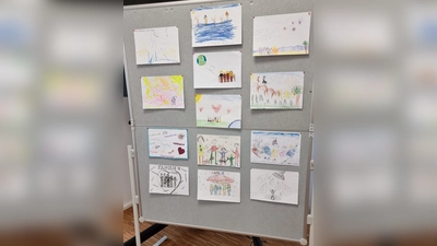 Hier die Einsendungen der Pflegekinder. (Bild: Melissa Sitorius)