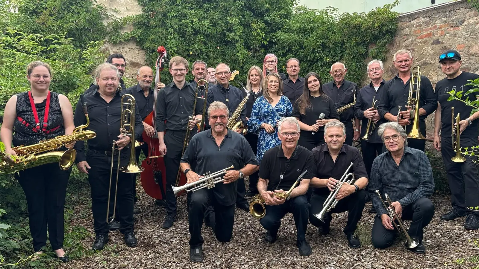 Die Bigband „Swing a Ling Ding“. (Bild: Siegfried Koller )