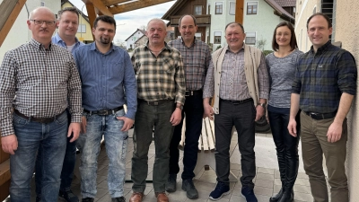 Die neue Vorstandschaft.  (Bild: Ludwig Wittmann)