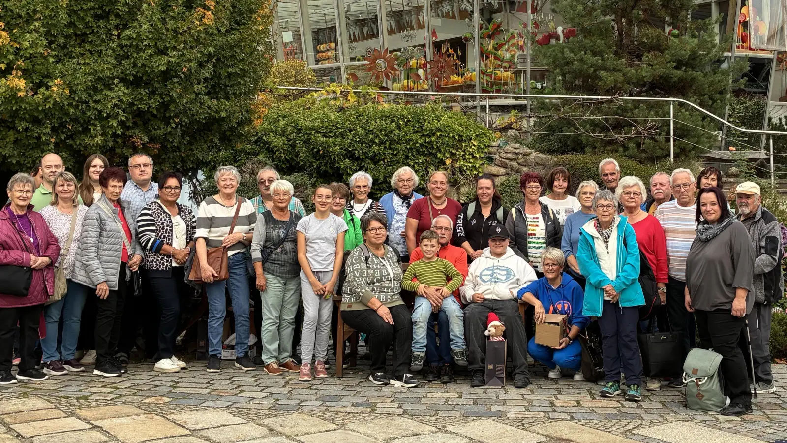 Viel erlebten die Teilnehmer beim Vereinsausflug des Trachtenvereins Ebnath. (Bild: Josef Söllner)