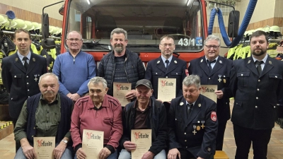 Geehrten der FF Gleiritsch (Bild: Nico Prechtl)