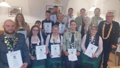 Schützenkönige. (Bild: Susanne Busch)