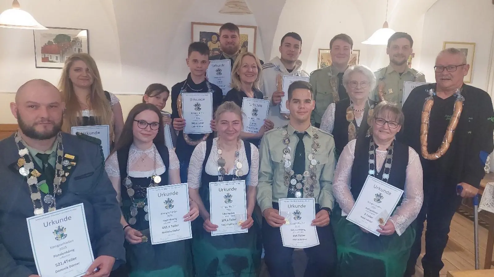 Schützenkönige. (Bild: Susanne Busch)