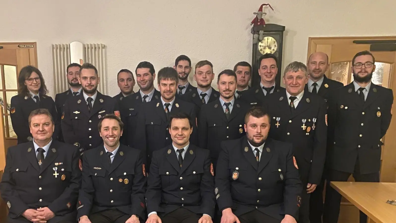 Vorstandschaft der Feuerwehr Trausnitz (Bild: Tobias Lehner)