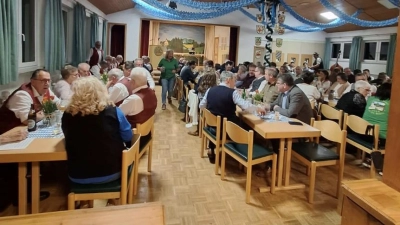 Blick in den Schützensaal. (Bild: Inge Siegert)