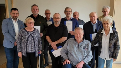 Die Jubilare des VdK Ortsverband Luhe-Leuchtenberg (Bild: Andrea Witt)