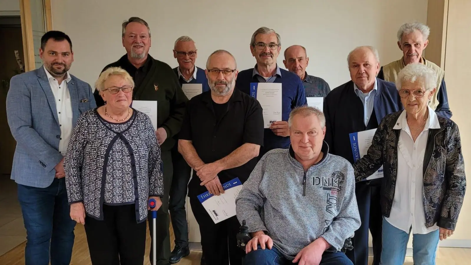 Die Jubilare des VdK Ortsverband Luhe-Leuchtenberg (Bild: Andrea Witt)