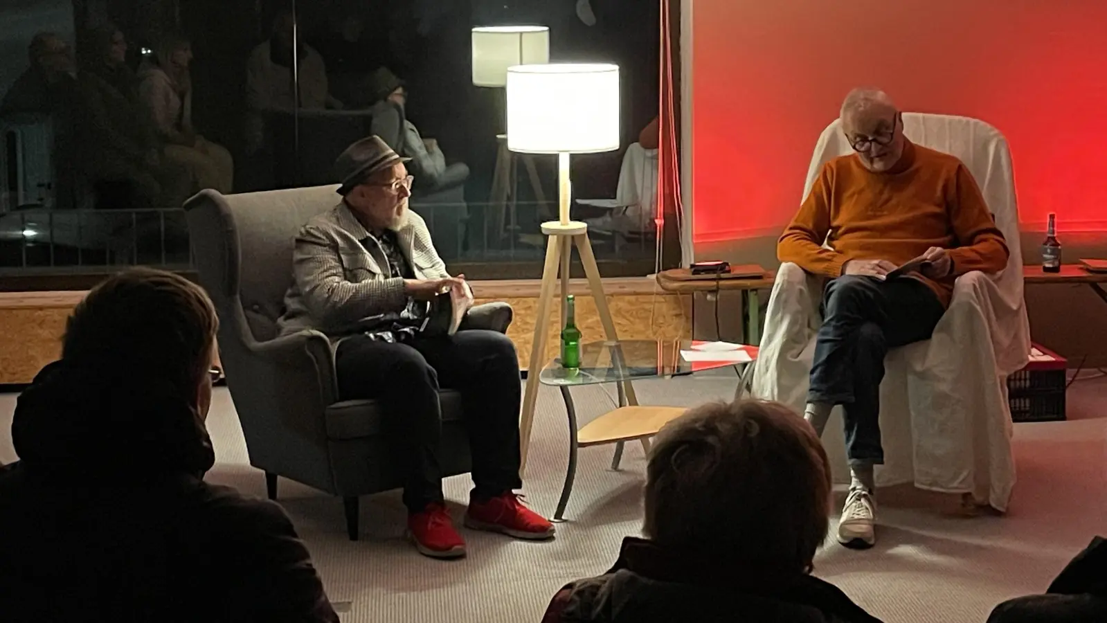 Stefan Vogt und Dr. Thomas Bäumler, die Lektoren der Krimilesung  (Bild: Torsten Bär)