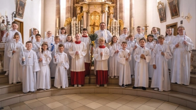 Erstkommunionfeier der Pfarrei Kulmain 2025.  (Bild: Anna Rupp)