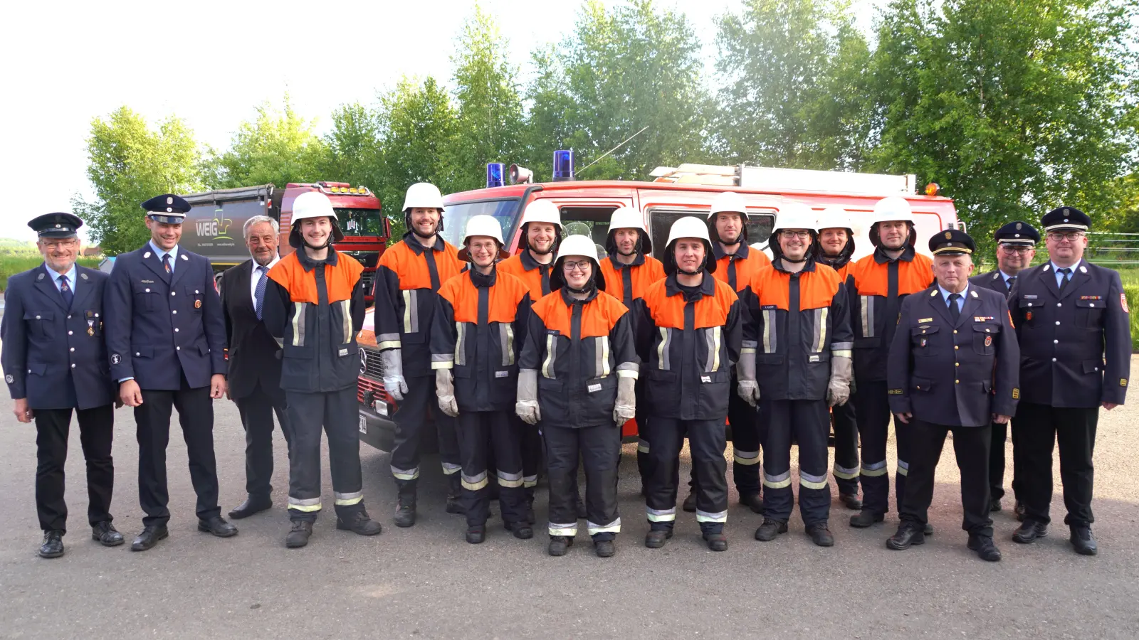 Hervorragender Leistungstest der Feuerwehr Lennesrieth. (Bild: Franz Völkl)