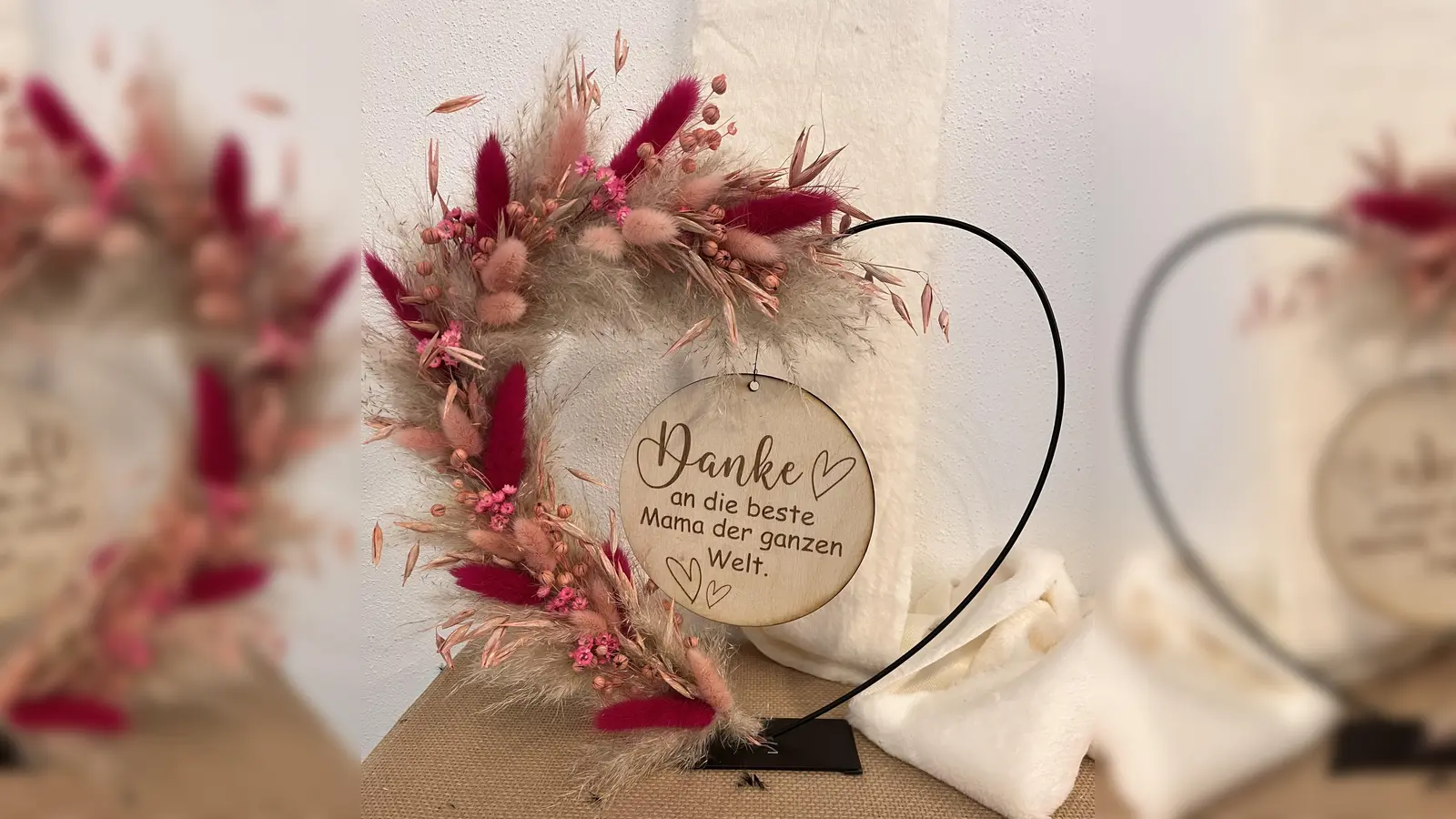 VHS Tirschenreuth bietet einen Bastel-Workshop für Muttertag an. (Bild: Sandra Lehner)